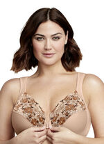 Glamorise Bügel-BH mit Vorderverschluss 